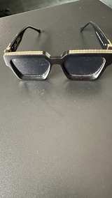 Louis Vuitton 1.1 Millionaire Sunglasses Black Gold - Image 1