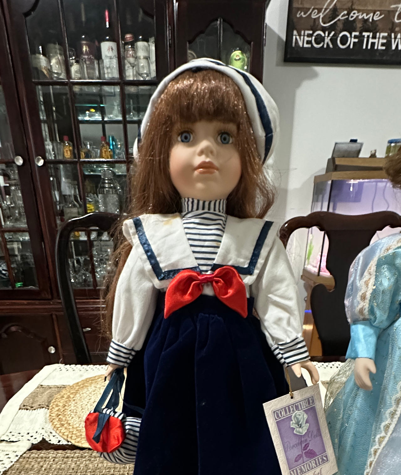 Collectible Memories Porcelain Doll Sailor Outfit
