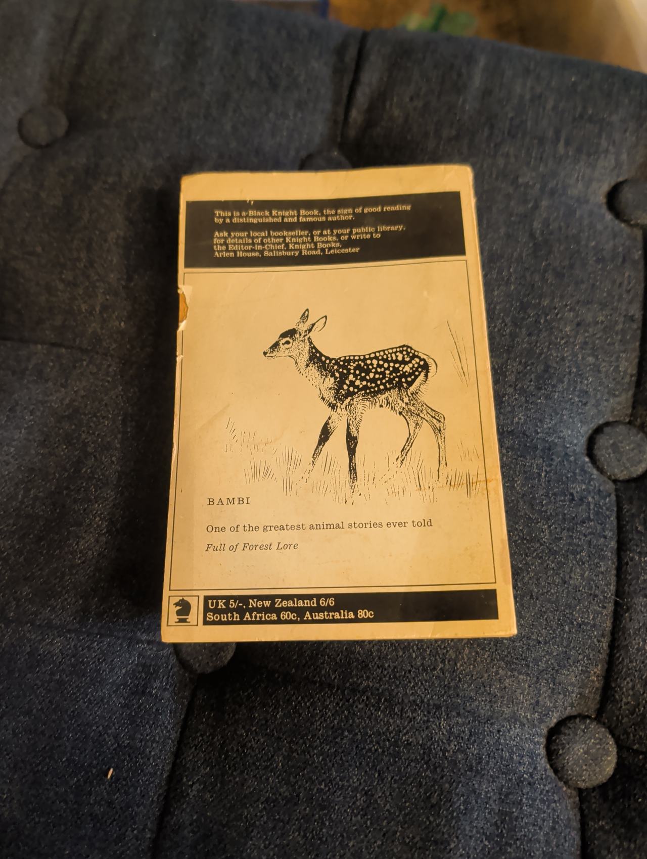 Bambi by Felix Salten (Black Knight Book)