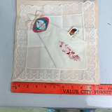 Vintage Fruit of the Loom Ladies Handkerchief Set (2 count), lace + embroidery - Image 2