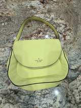 Kate Spade Leila Medium Flap Shoulder Bag Lime Yellow - Image 1