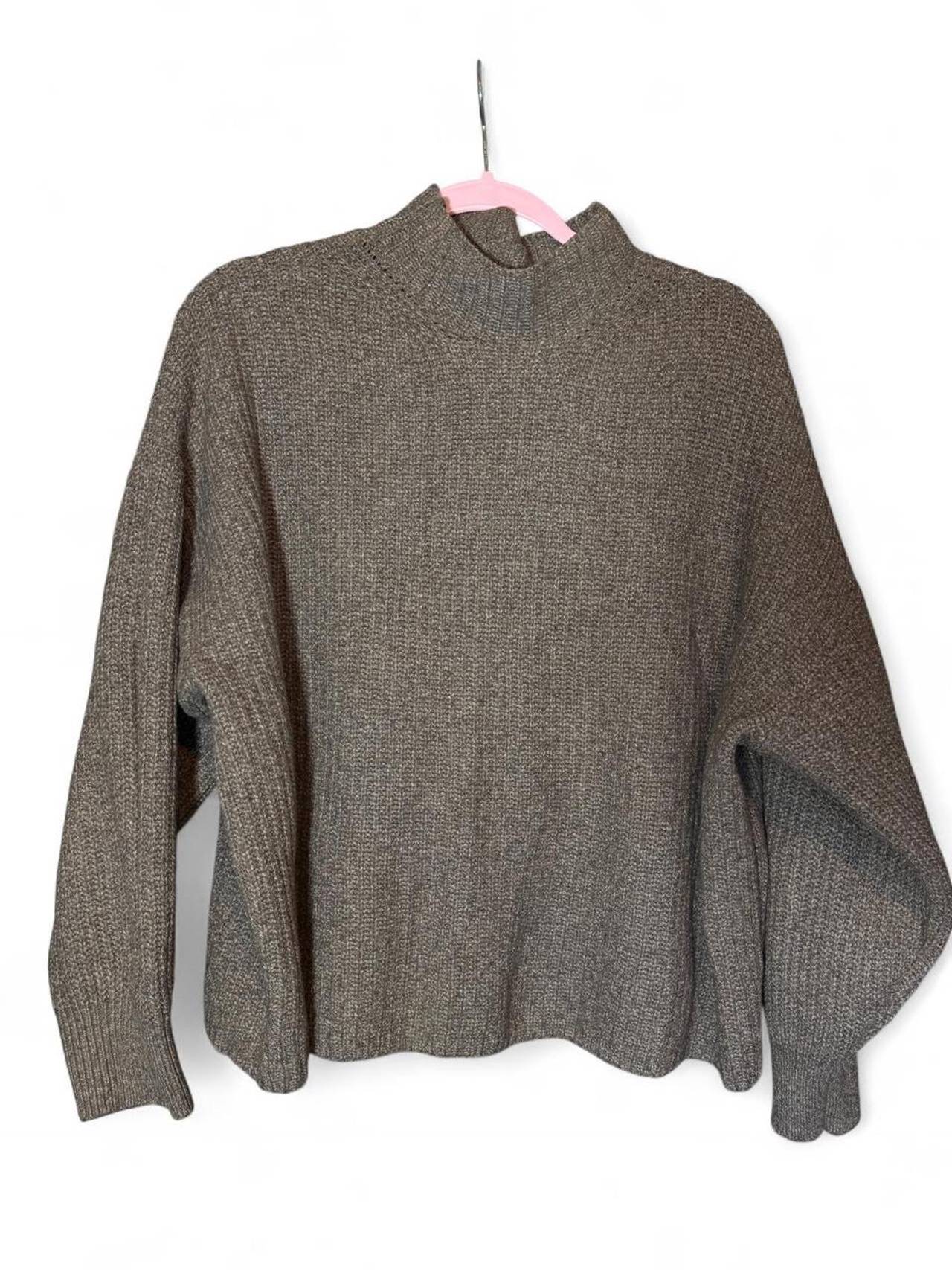 Mock Neck Knit Sweater