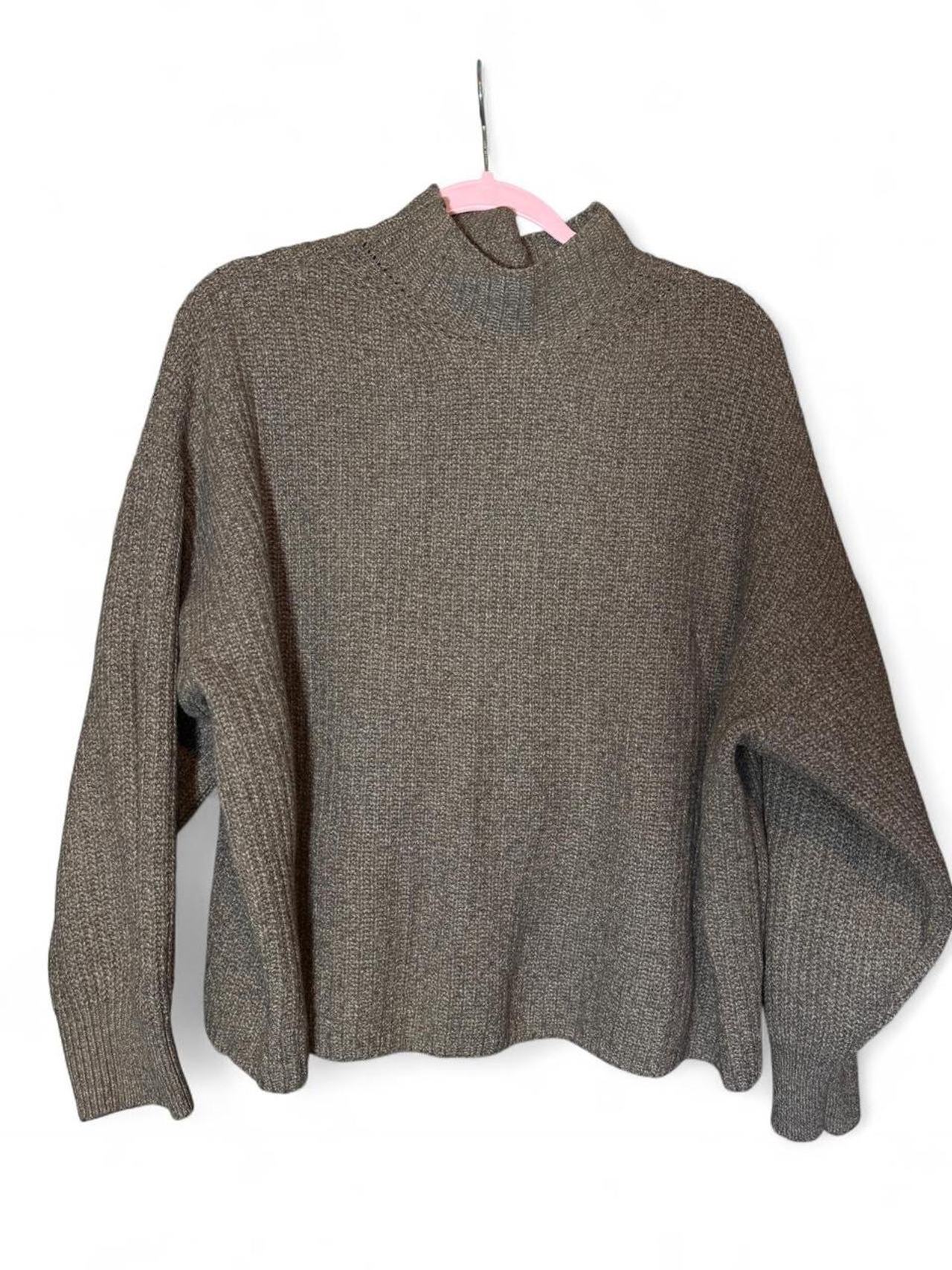Mock Neck Knit Sweater