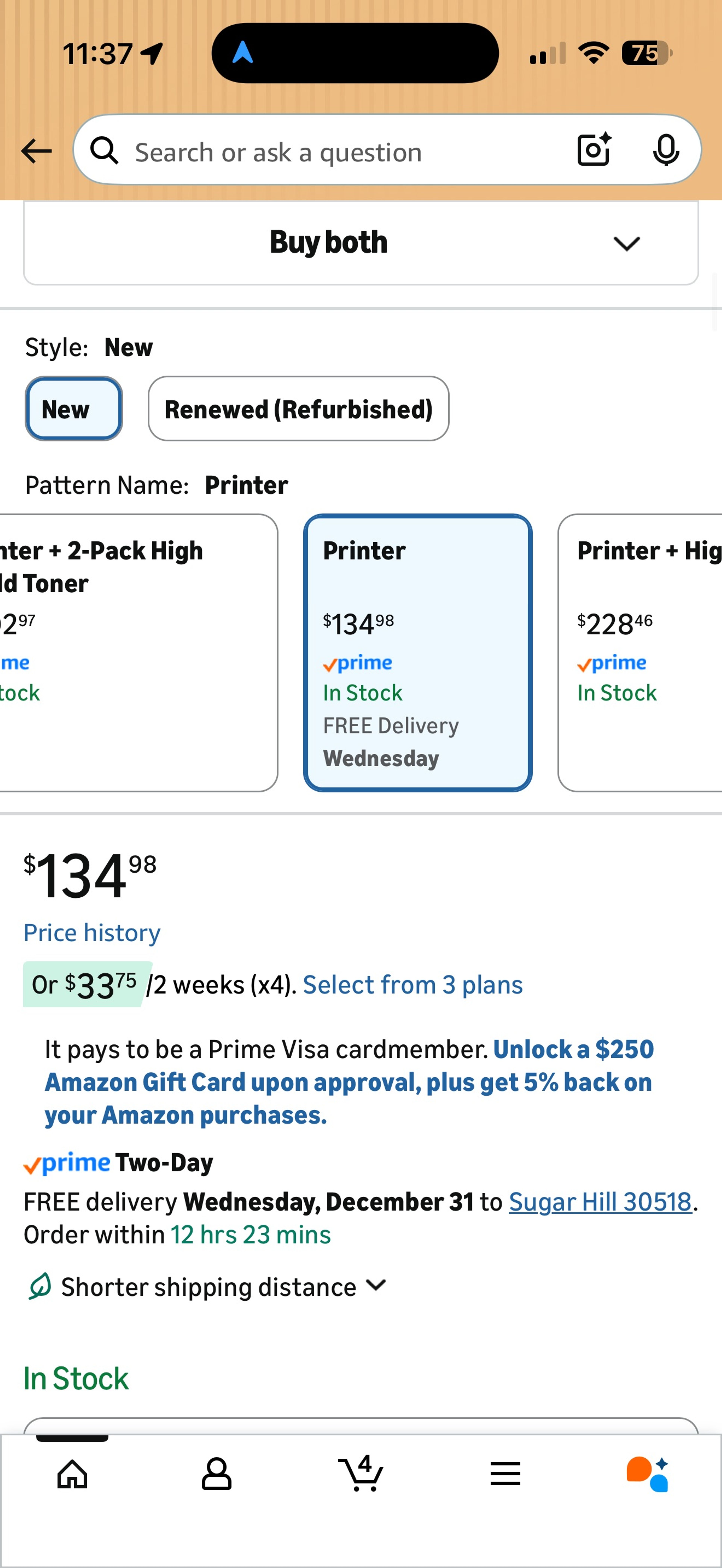 Brother HL-L2460DW Compact Monochrome Laser Printer - Image 2