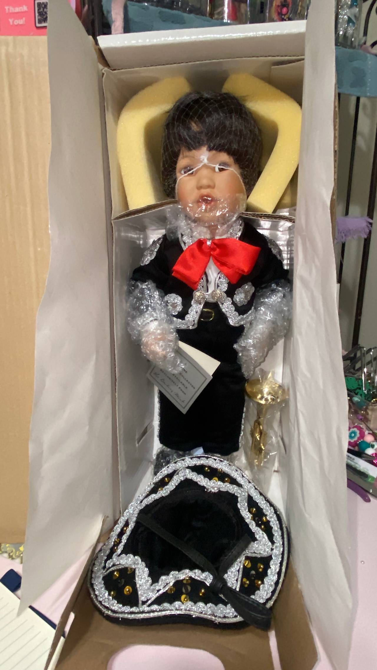 Mariachi Boy Porcelain Doll
