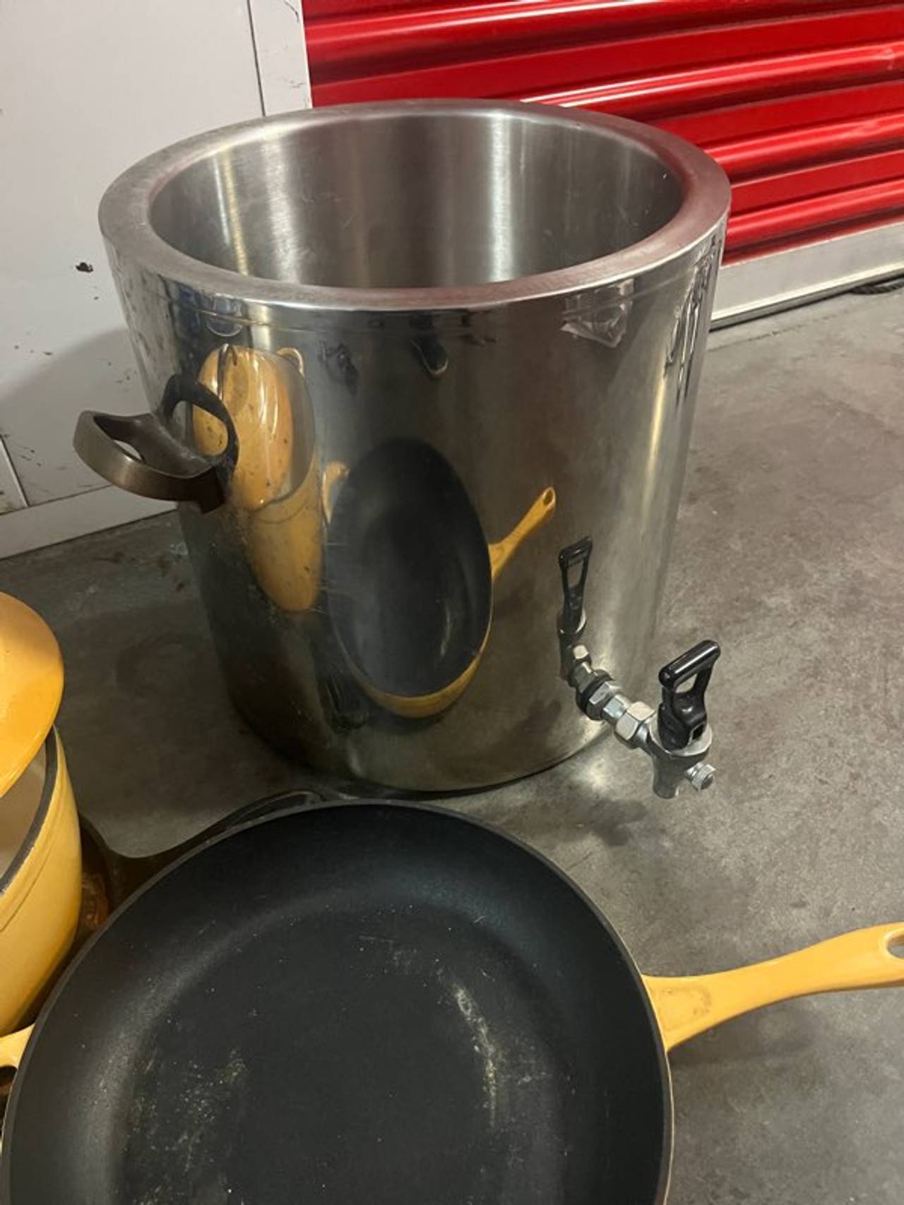 Stainless Steel Stock Pot with Spigot