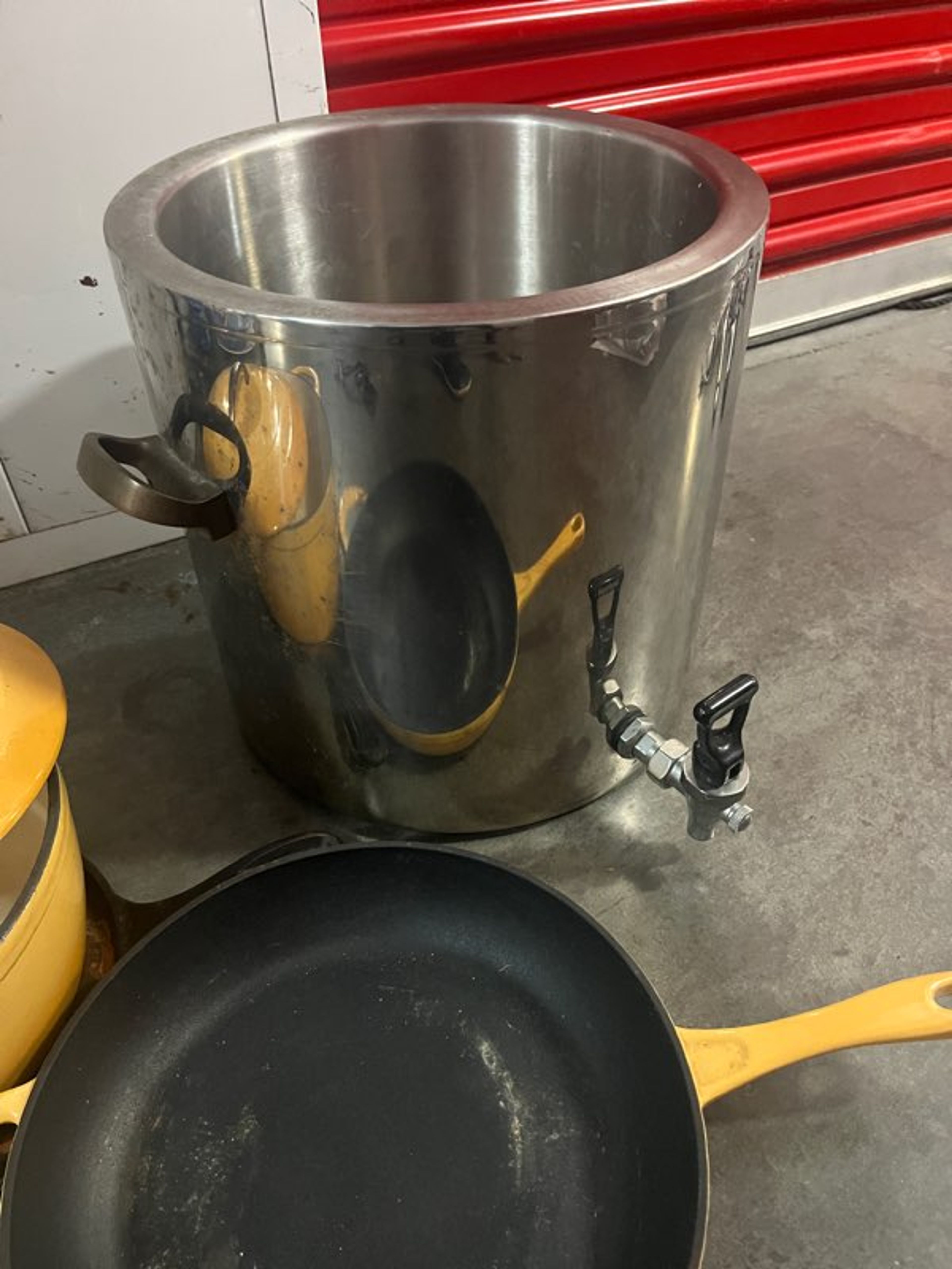Stainless Steel Stock Pot with Spigot