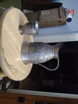 Vintage Frieling Zinn Pewter Pitcher and Cup Set - Image 2