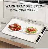 PAWCUB Electric Food Warming Mat Tray - Image 2