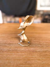 Vintage Brass Mouse Figurine - Image 4