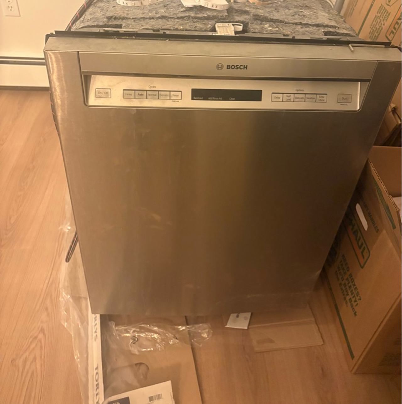 Bosch 24" Stainless Steel Built-In Dishwasher