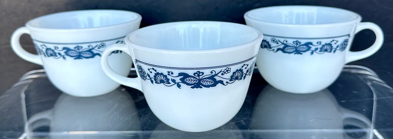 Corelle Old Town Blue Teacups
