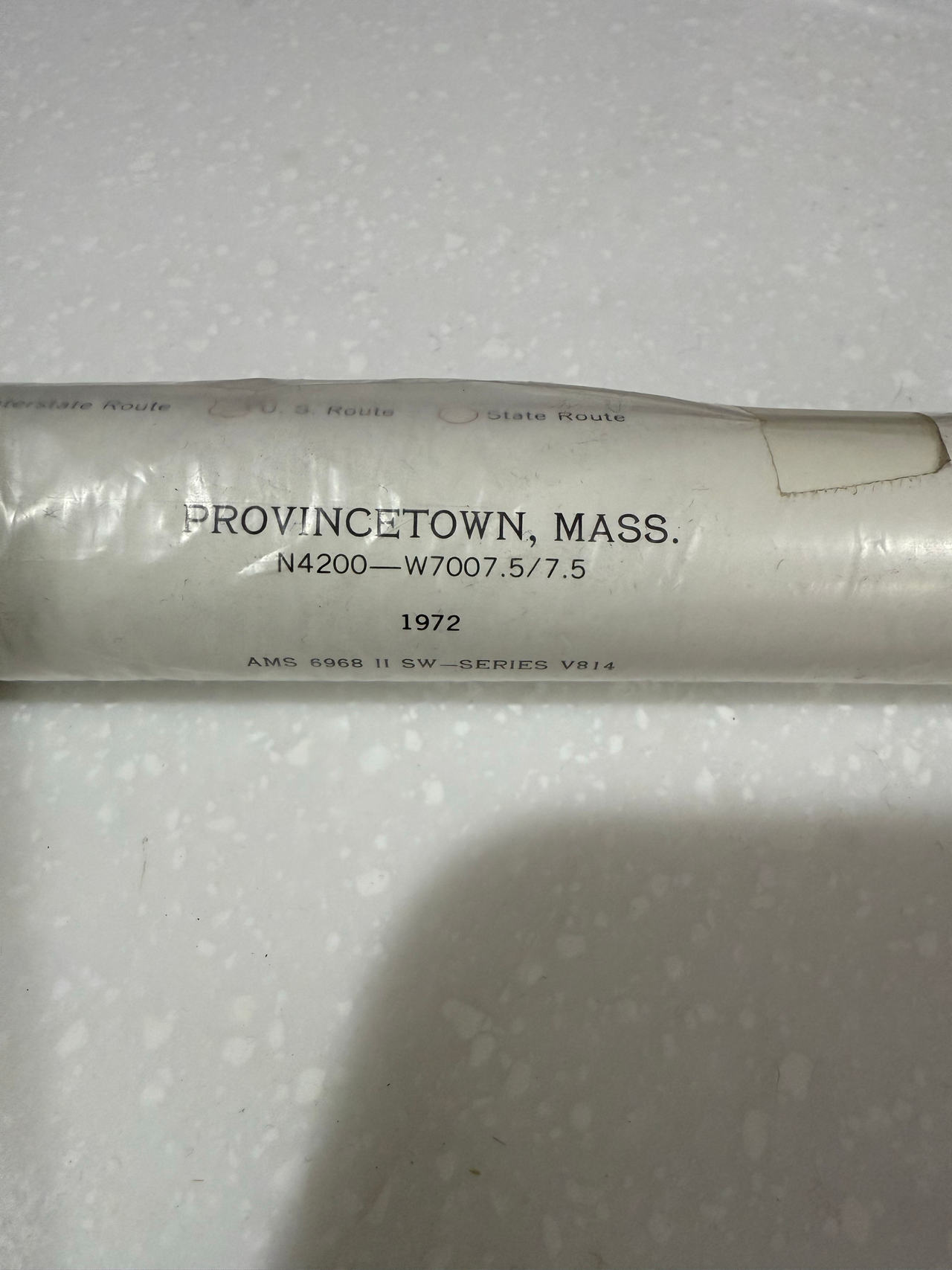 Vintage 1972 Provincetown, Mass. USGS Topographic Map