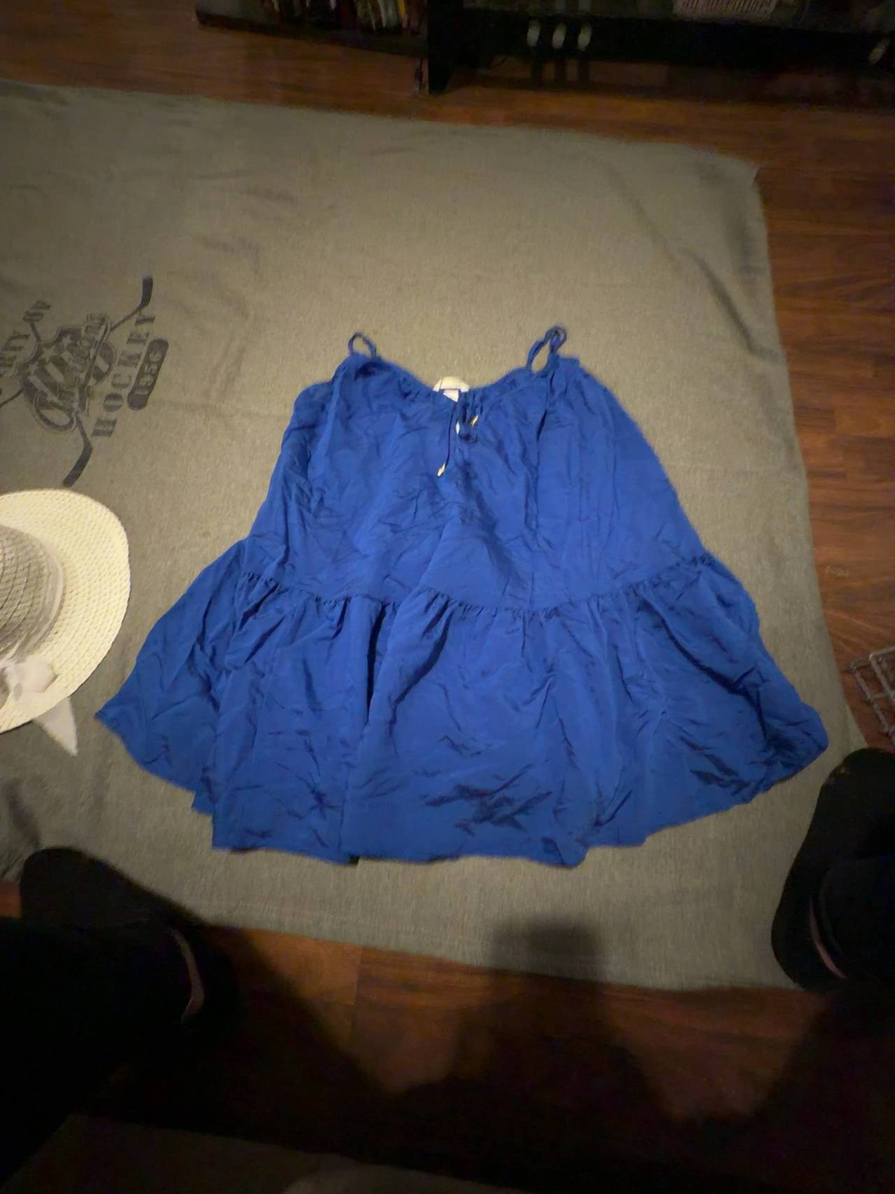 H&M A-line Strappy Dress Blue