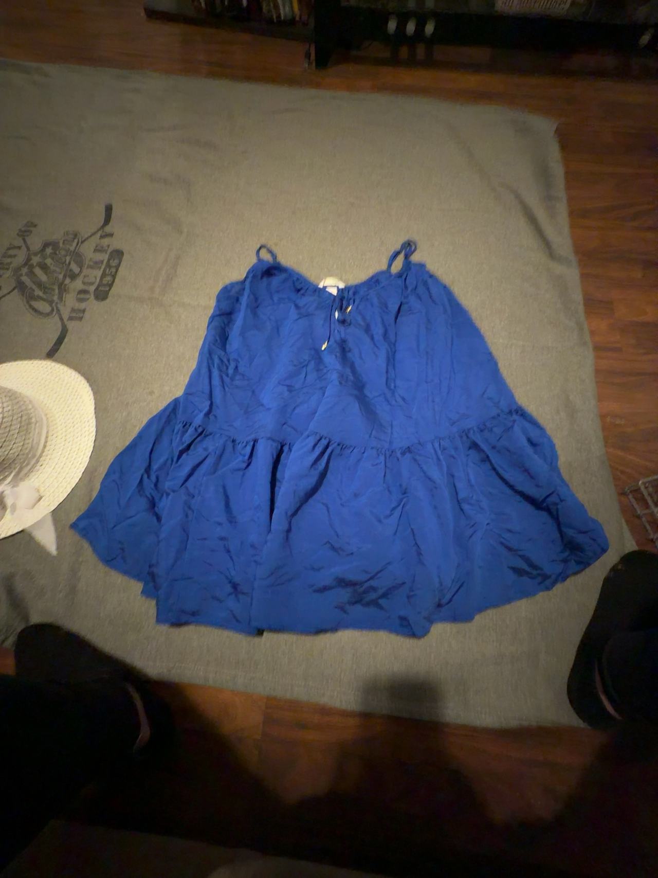H&M A-line Strappy Dress Blue
