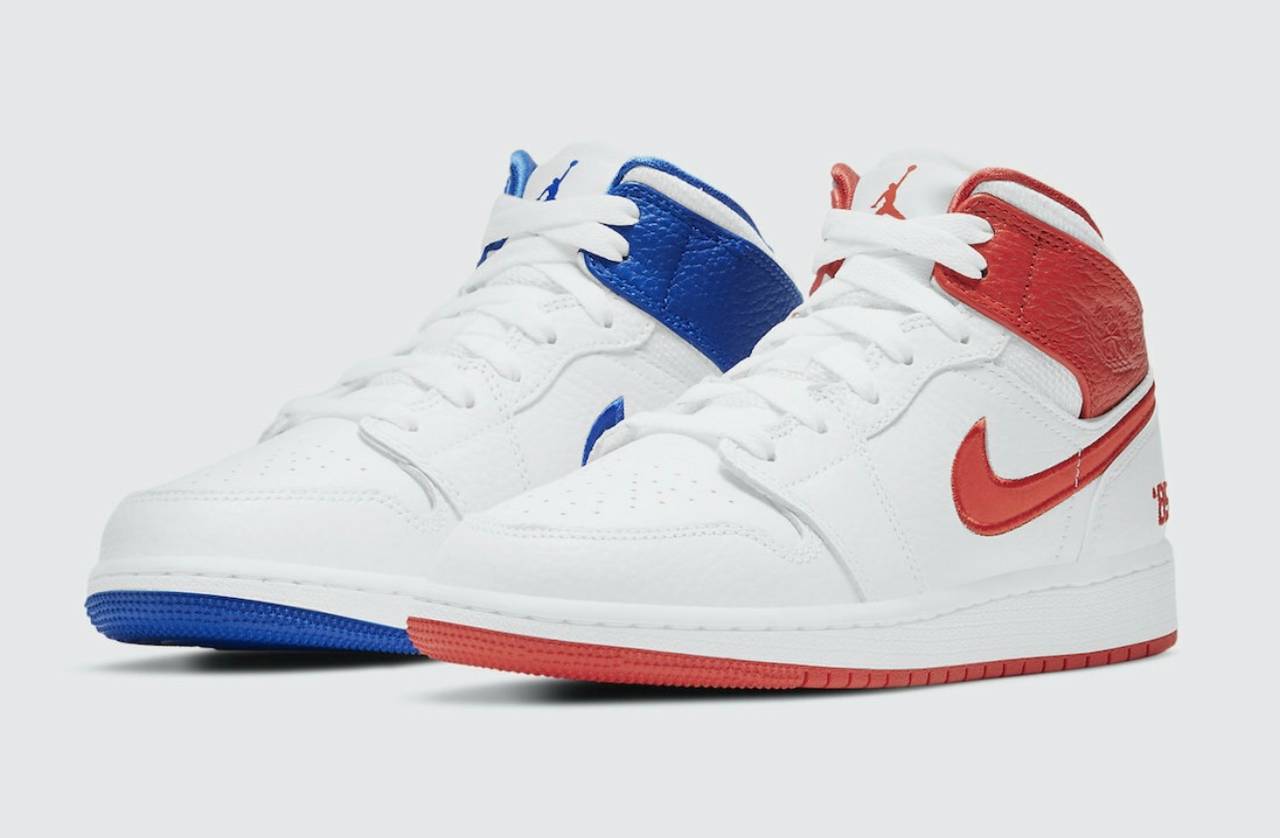 Air Jordan 1 Mid SE Rivals (Field Purple/White/Gym Red)
