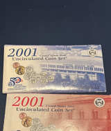 2001 United States Mint Uncirculated Coin Set - Image 1