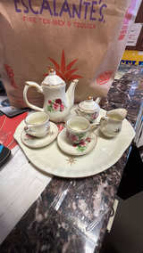 Vintage Porcelain Tea Set - Image 3