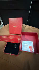 Cartier Penelope Logo Cufflinks 18k White Gold - Image 4