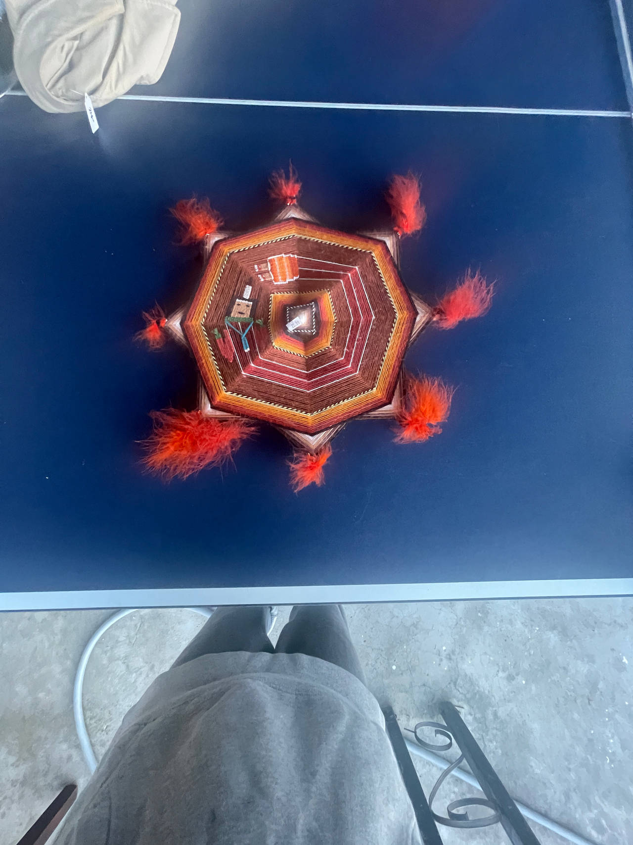 Ojo de Dios (God's Eye) Yarn Mandala
