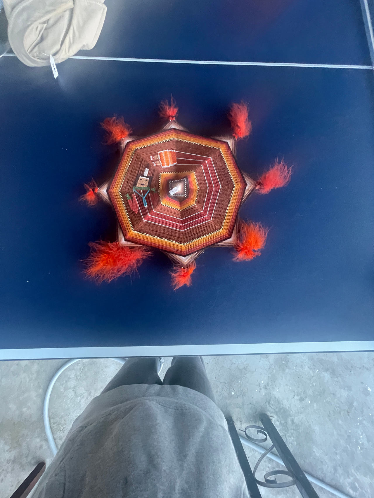 Ojo de Dios (God's Eye) Yarn Mandala