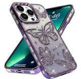 BITOBE Designed for iPhone 13 Pro Max, Cute 3D Butterfly Case Slim Plating  - Image 3