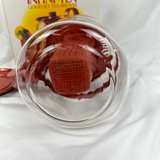 Vintage InfiniTea Gourmet Tea Brewer Evergreen Glass Pitcher Hot or Iced Red - Image 4