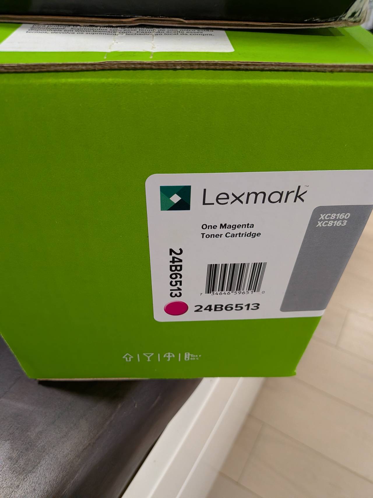 Lexmark 24B6513 Magenta Toner Cartridge