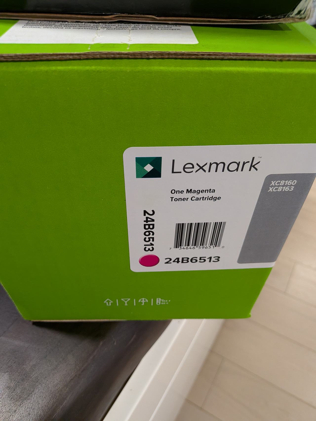 Lexmark 24B6513 Magenta Toner Cartridge