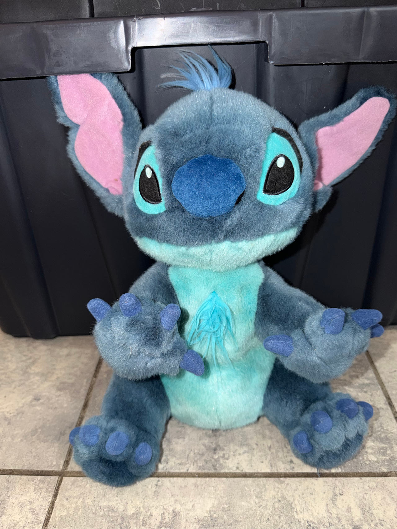 Disney Store Original Stitch Plush 15" Stuffed Animal Monster Doll Cute Edition