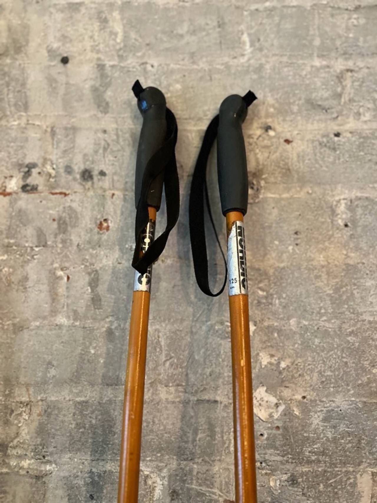Vintage Bamboo Cross Country Ski Poles