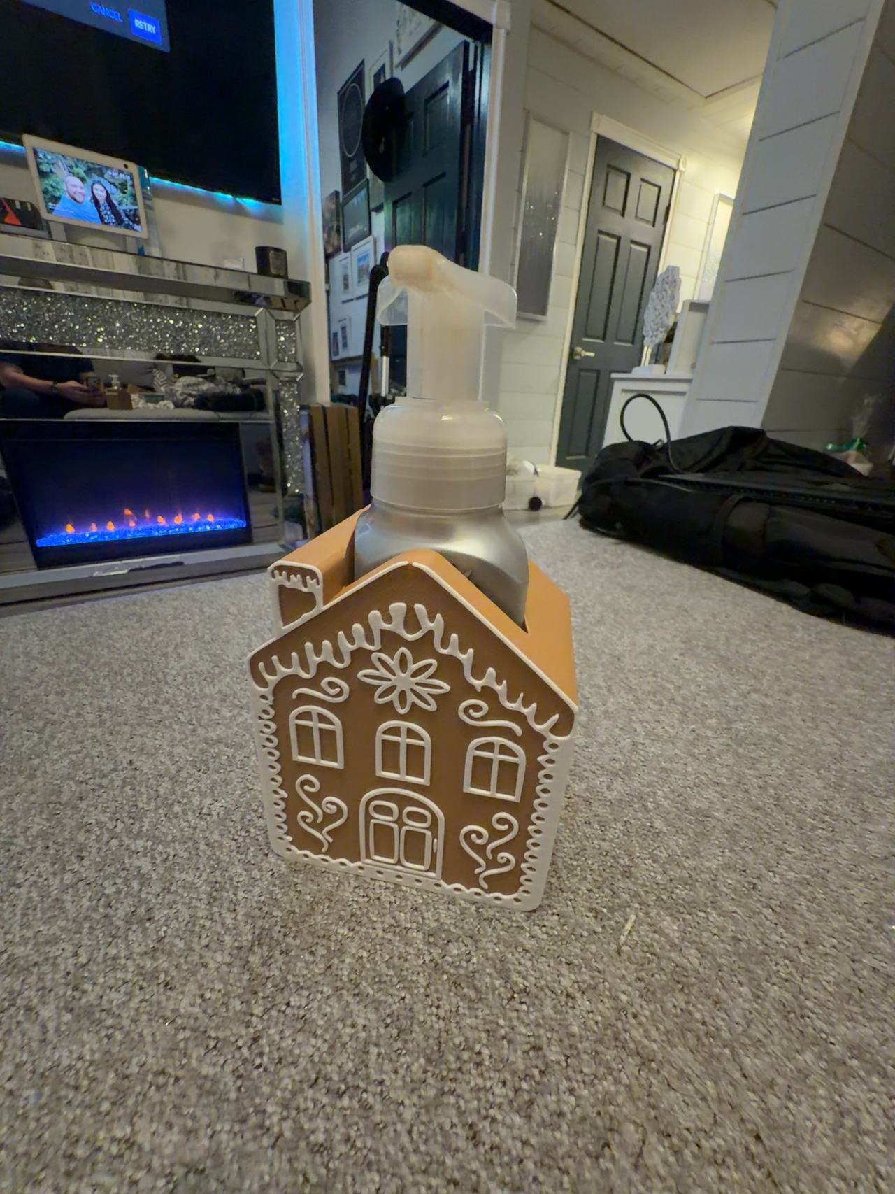 Bath & Body Works Gingerbread House Soap Dispenser