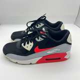 Nike Air Max 90 Black Grey Red Mens Size 10 - Image 2