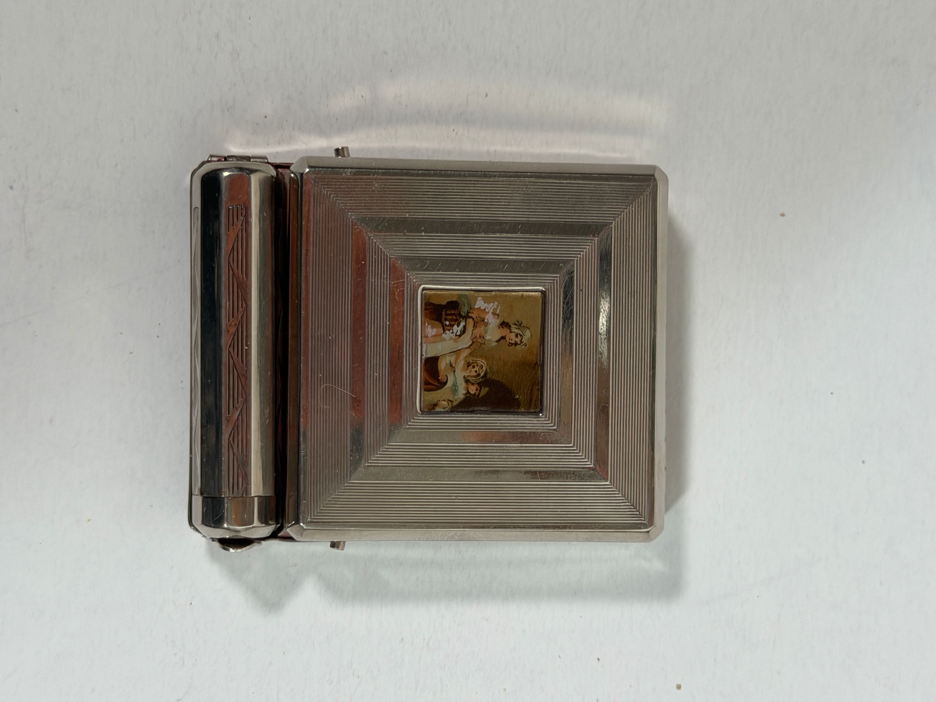 Vintage 1950s Yardley of London "Evening Lipstick" Triple Compact Vanity Set