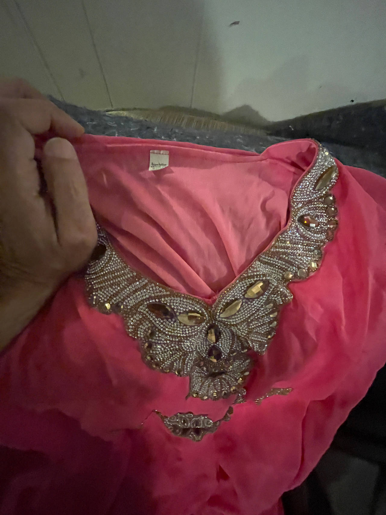 Embellished Kaftan Dress