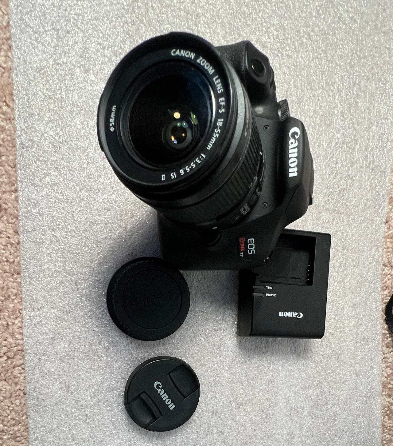 Canon EOS Rebel T7 with EF-S 18-55mm f/3.5-5.6 IS II Lens
