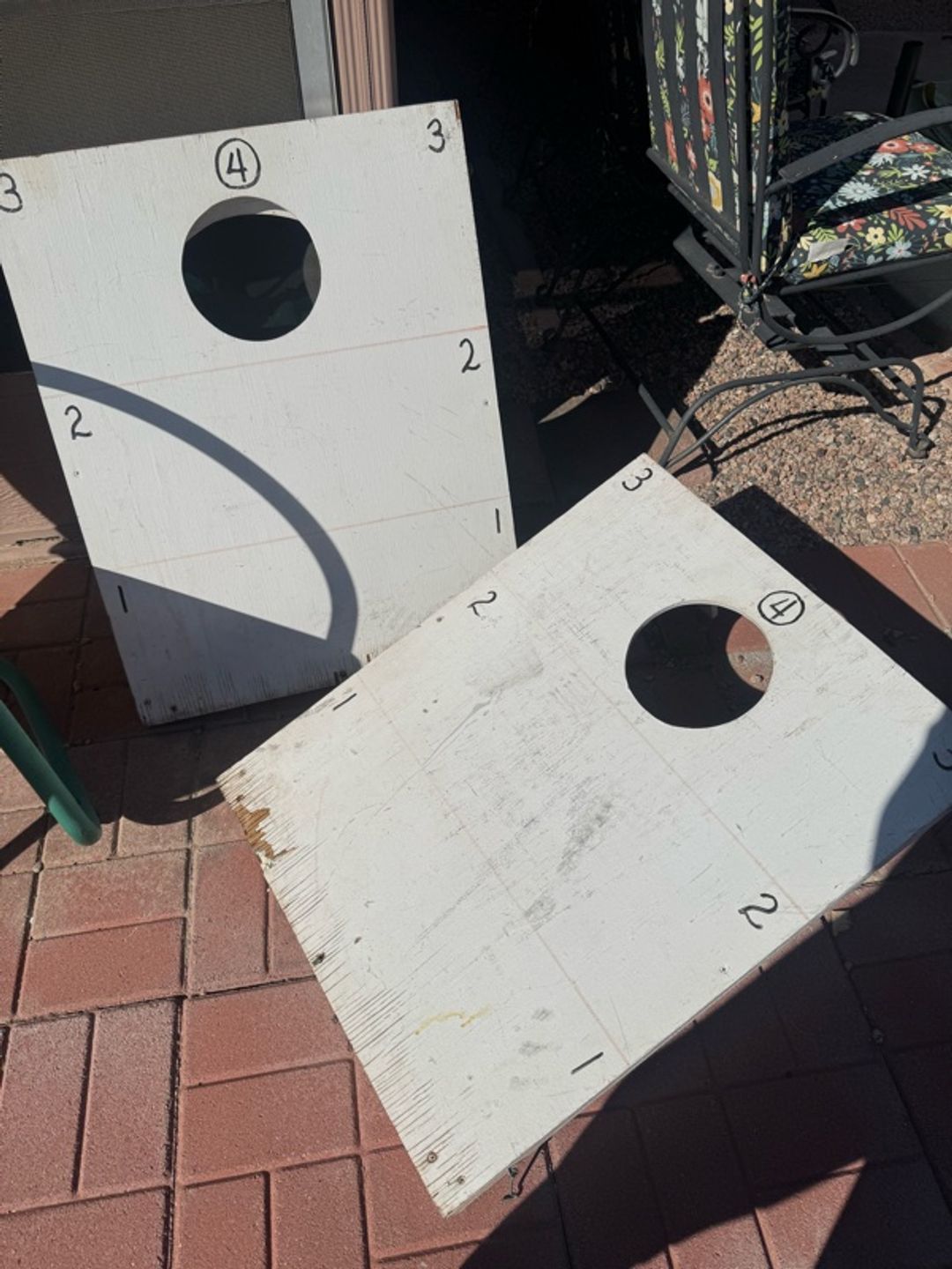 Wood Corn Hole Game