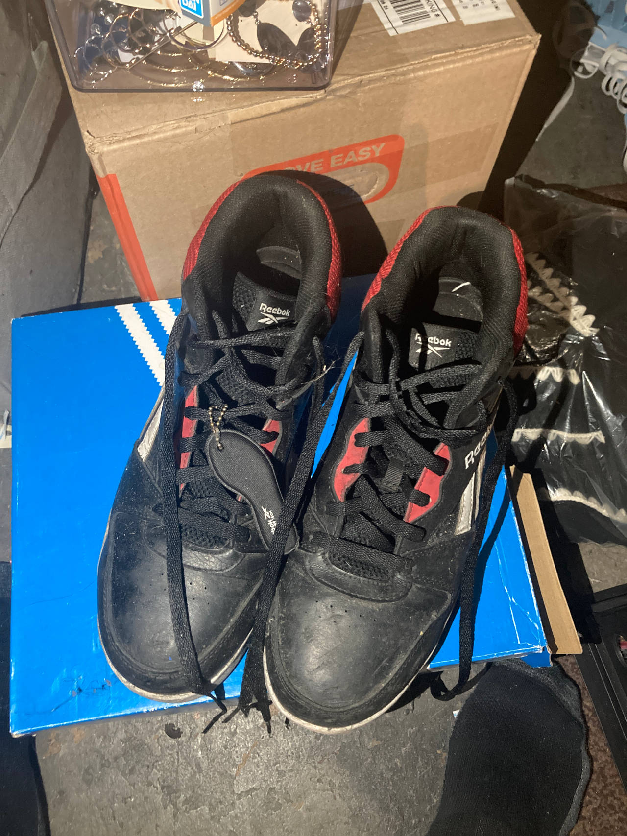 Reebok Steel toe boots, Size 11.5