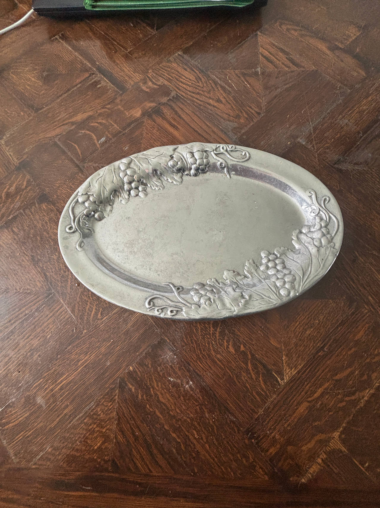 Vintage Pewter Serving Tray The Wilton Co