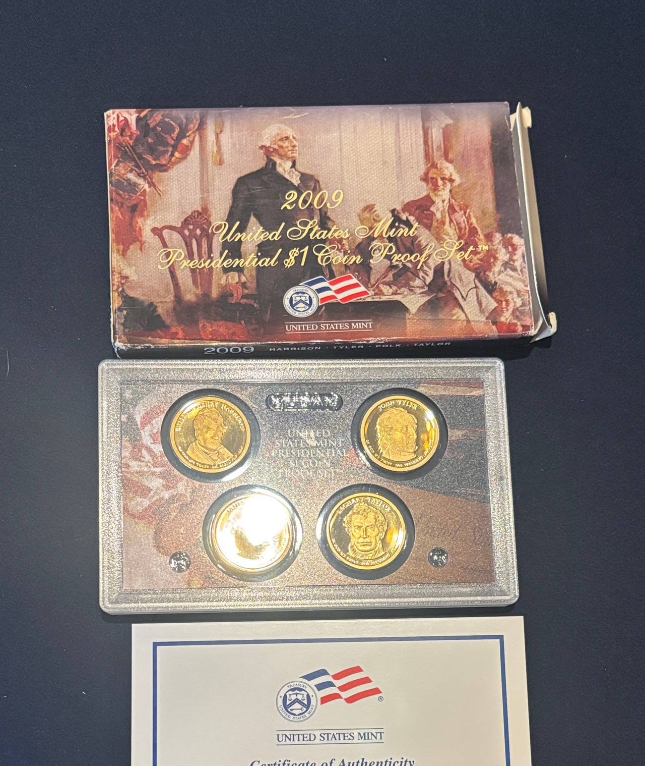 2009 United States Mint Presidential $1 Coin Proof Set