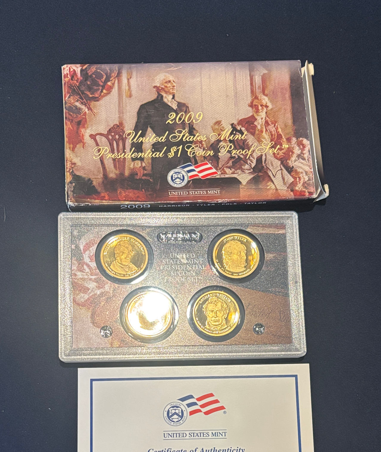 2009 United States Mint Presidential $1 Coin Proof Set