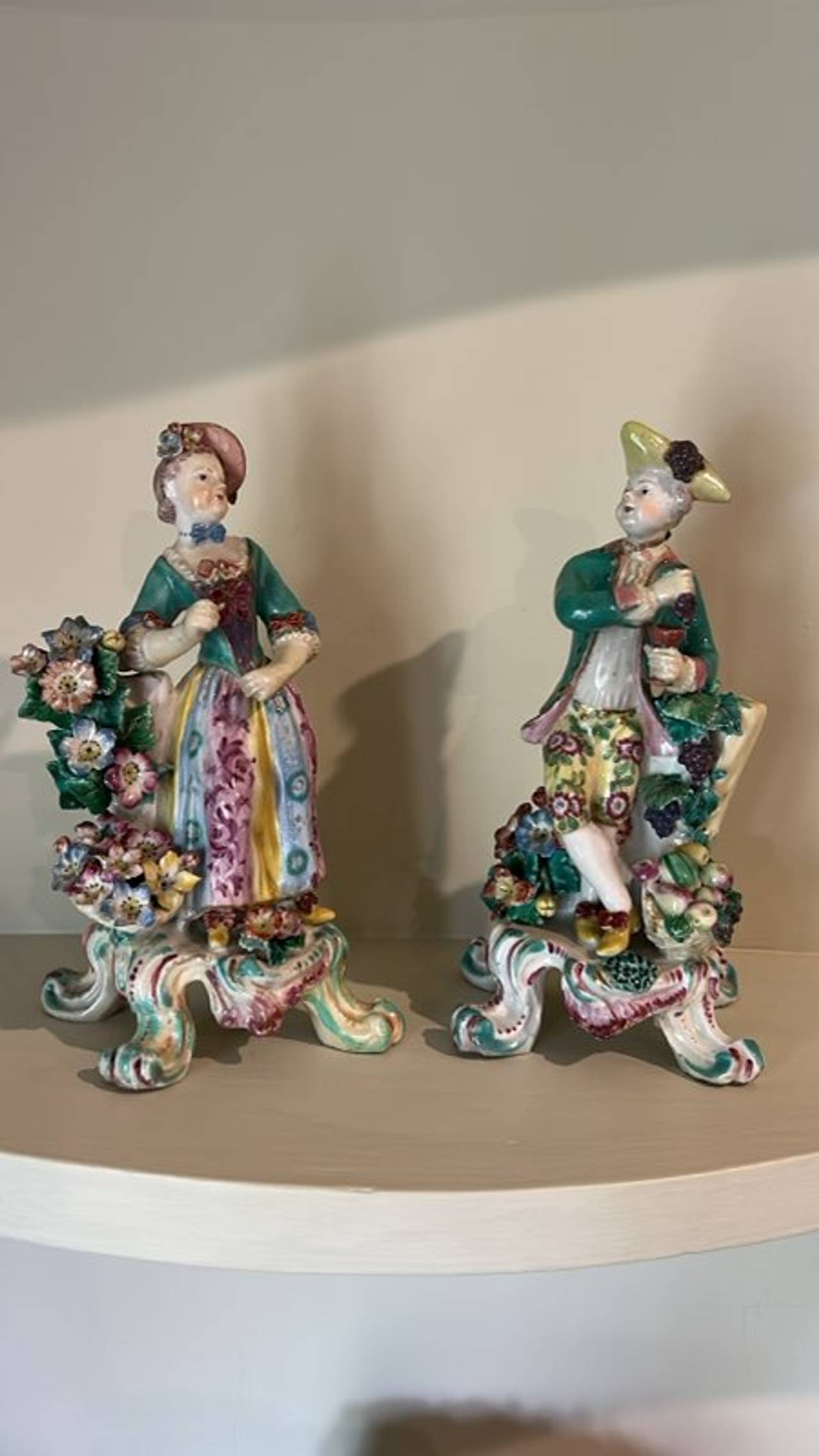 Capodimonte Porcelain Figurines