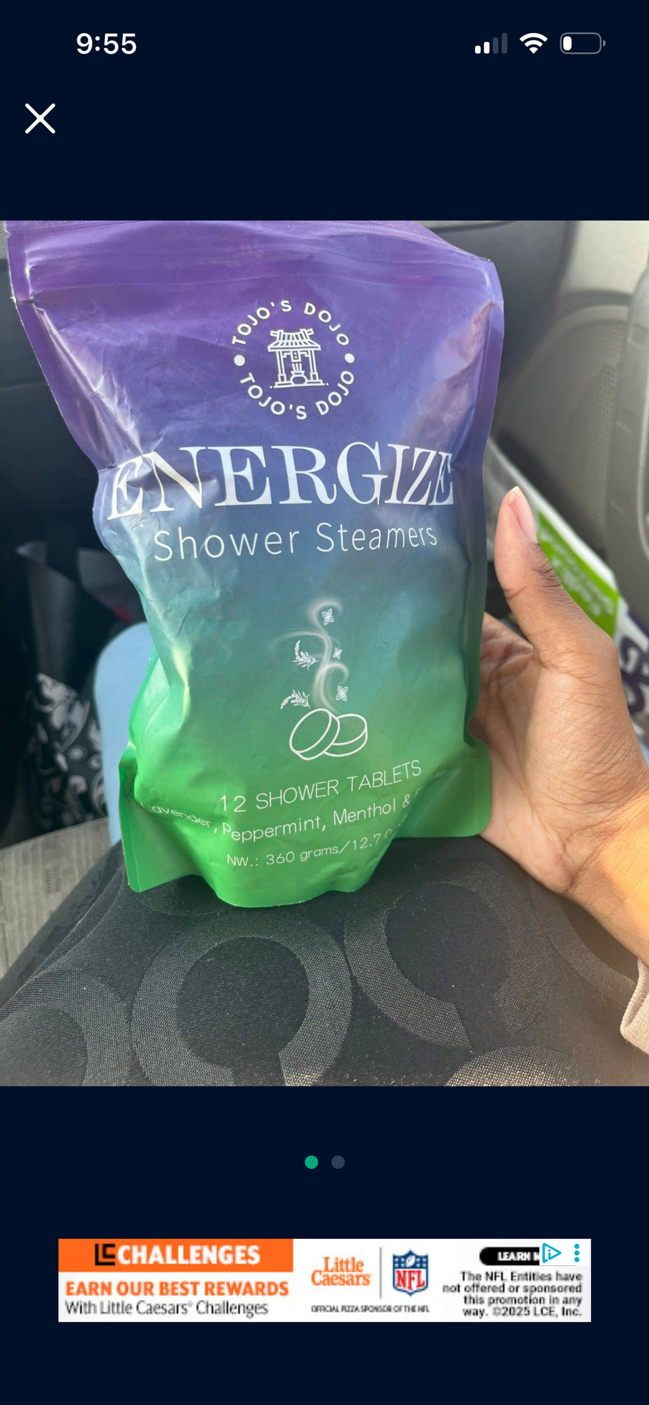 Energize Shower Steamers