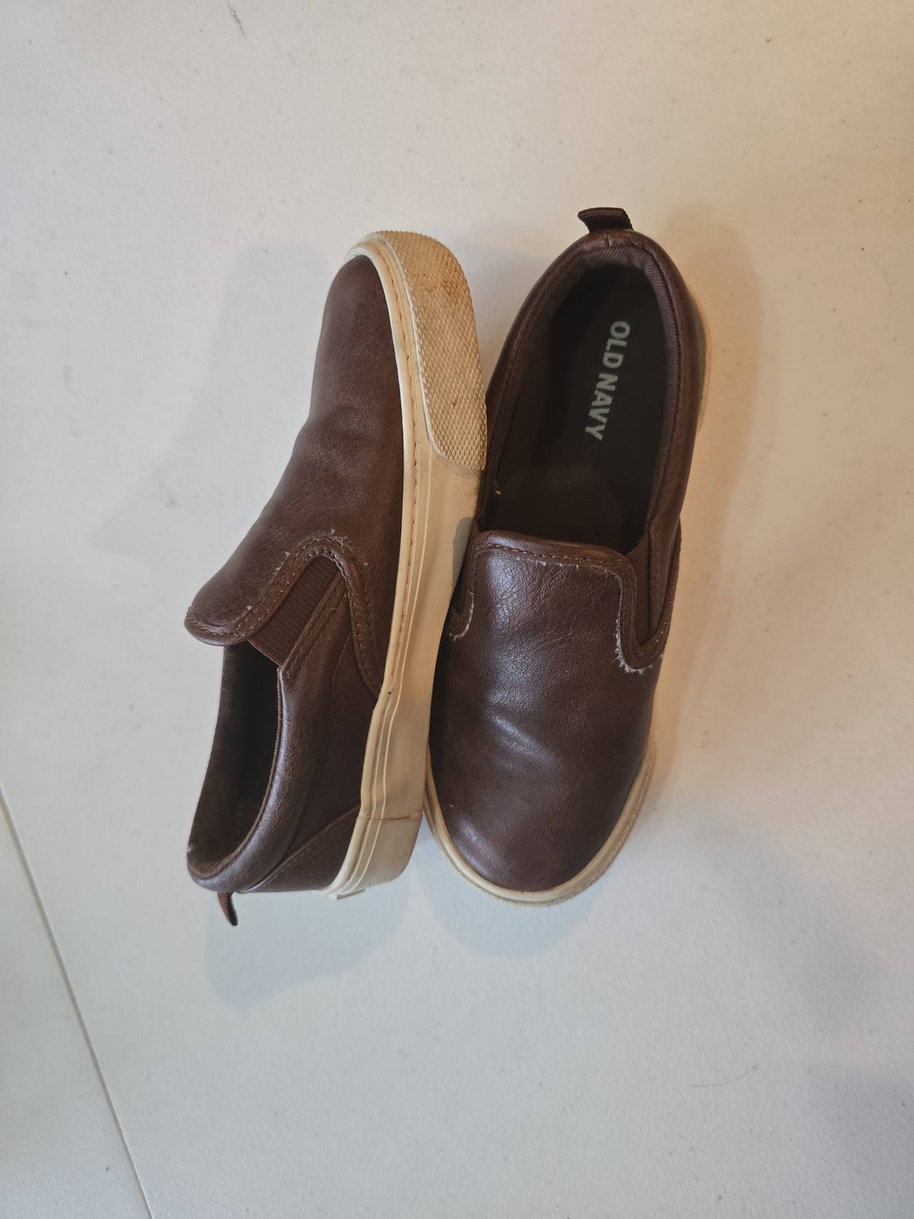 Old Navy Toddler Faux-Leather Slip-On Sneakers