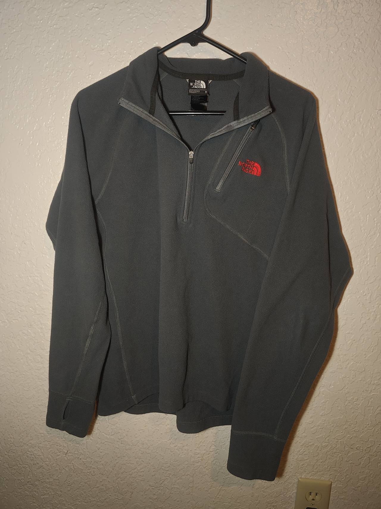 The North Face Men's TKA 100 Glacier Quarter Zip Fleece Size M