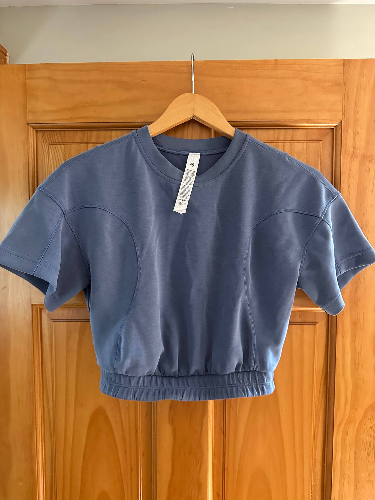 Lululemon Scuba Cropped Short Sleeve