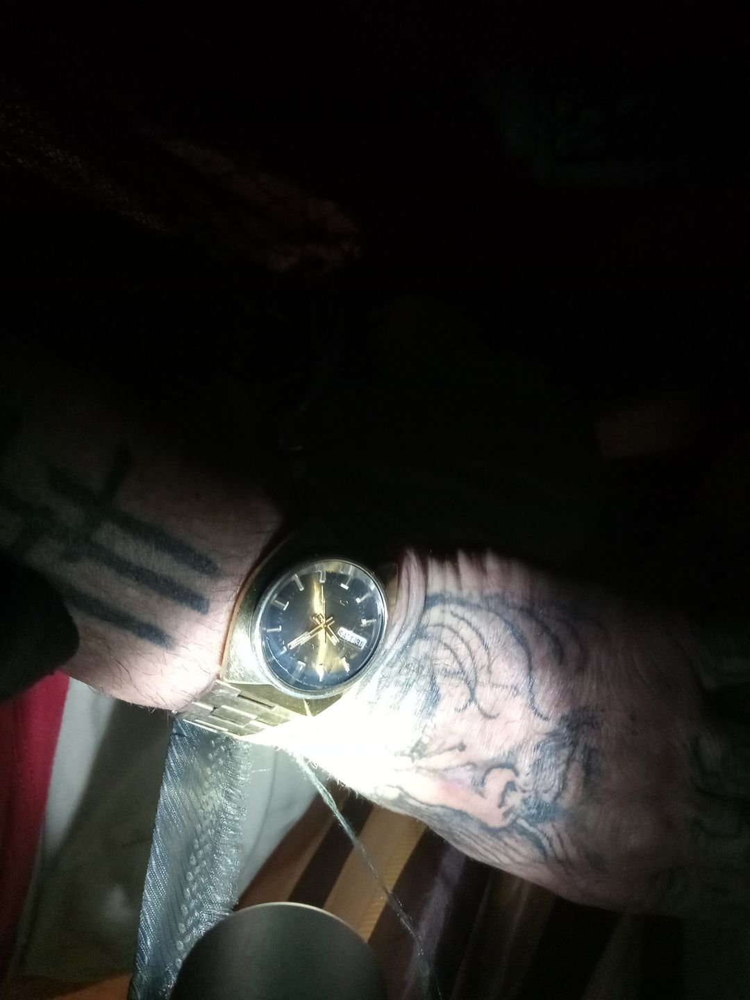 Seiko 5 Automatic Gold Tone Watch