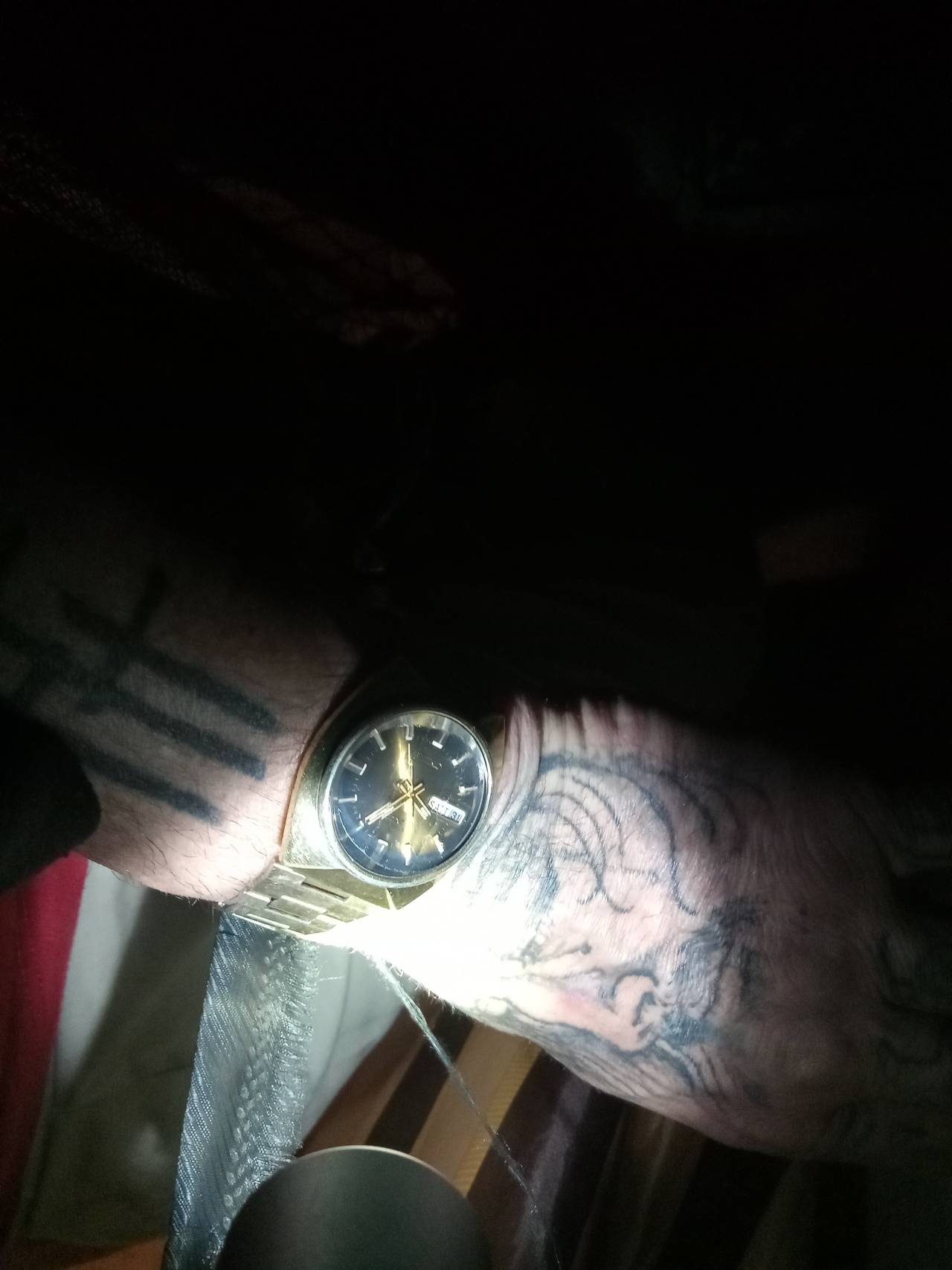 Seiko 5 Automatic Gold Tone Watch