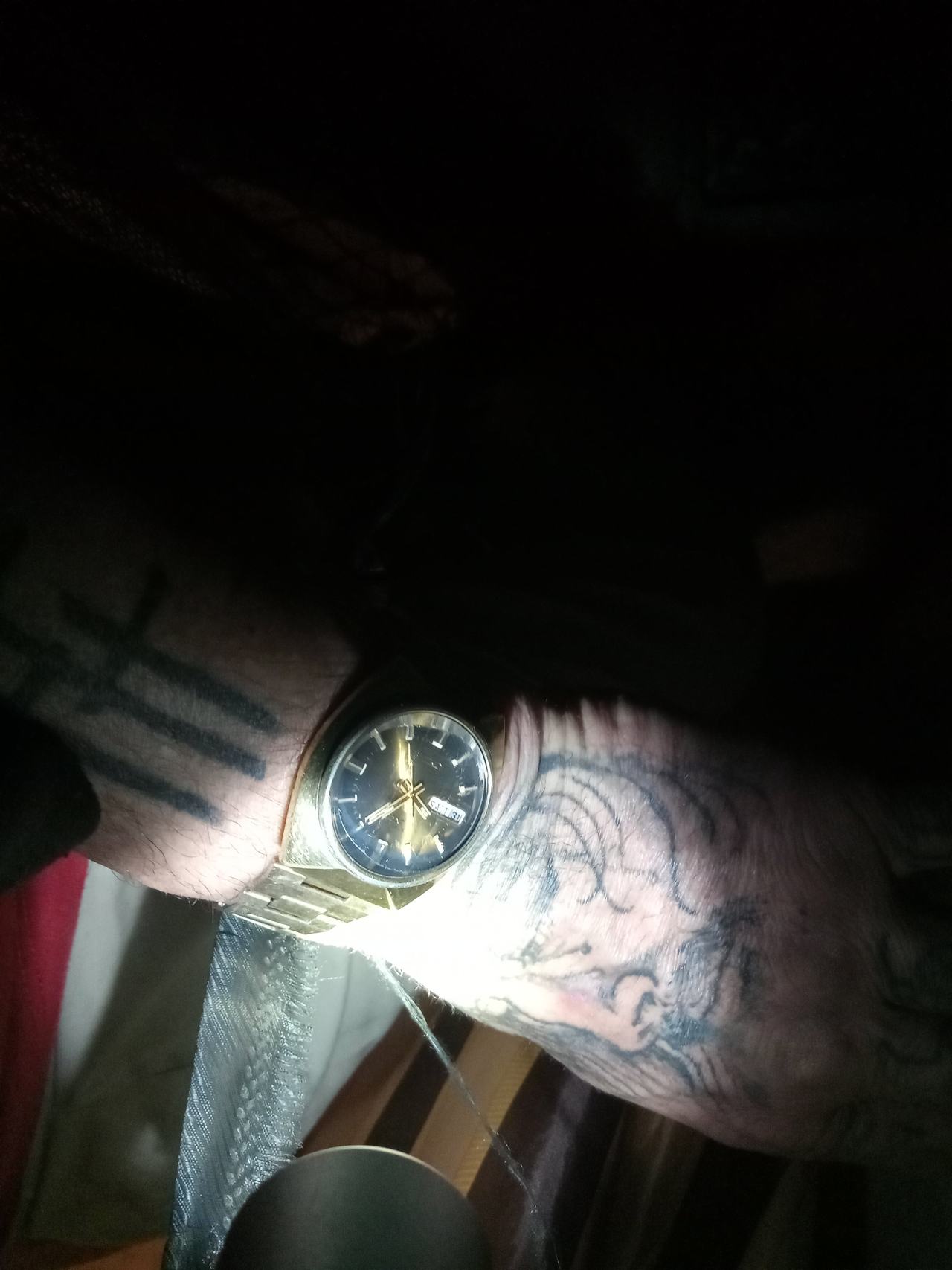 Seiko 5 Automatic Gold Tone Watch