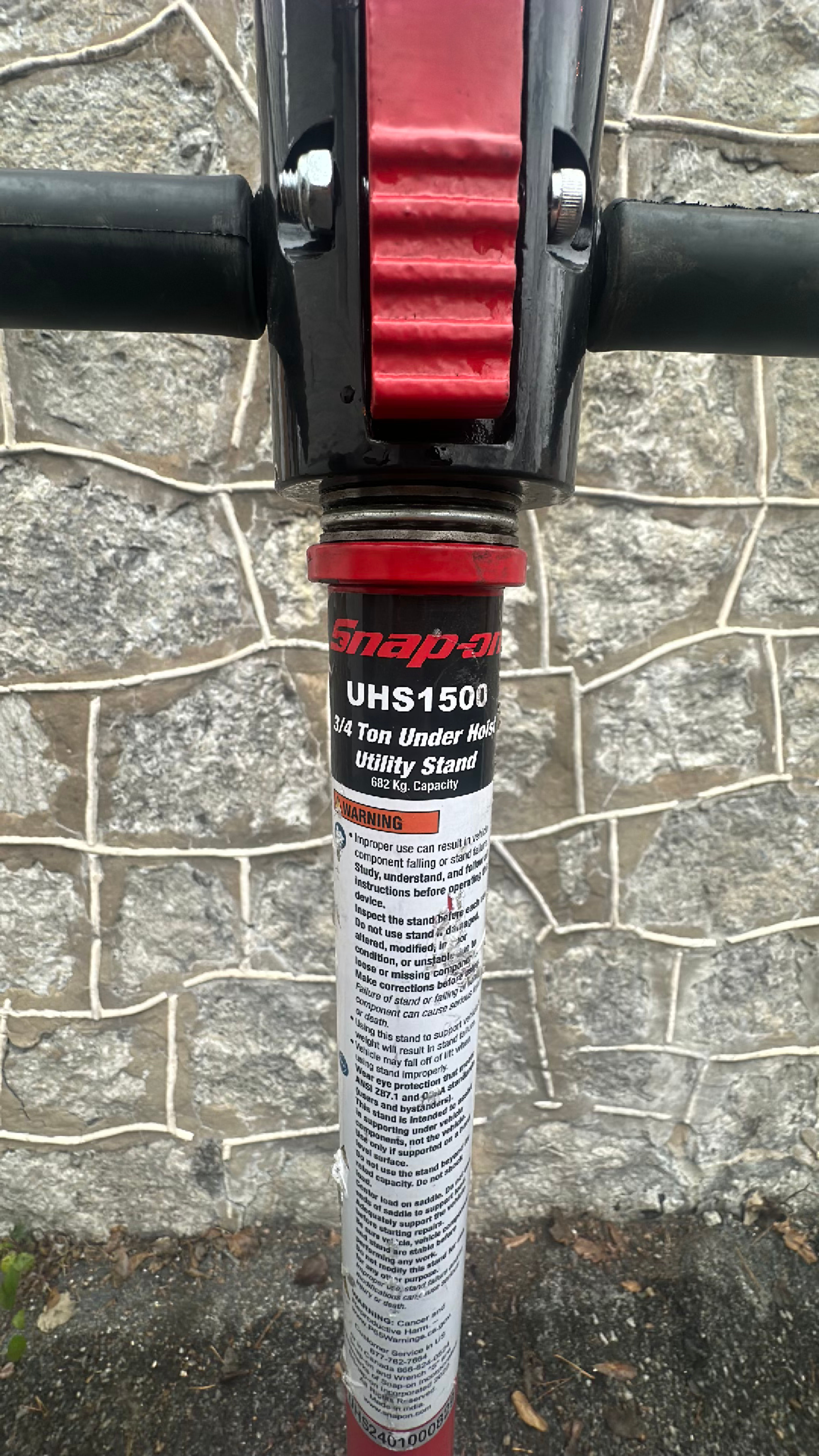 Snap-on UHS1500 3/4 Ton Under Hoist Utility Stand - Image 2